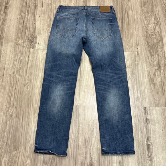 American Eagle Next Level Flex Slim Straight Leg Jeans Size W33 L32 - Picture 2 of 11